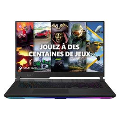 PC portable Asus gaming ROG Strix SCAR 17 - 17,3"- WQHD 240 Hz- AMD Ryzen 9 64 Go RAM 2 To SSD RTX 4090 TGP 175 W - Noir