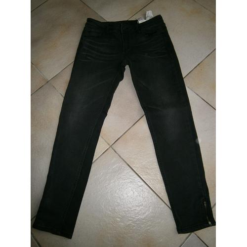 Jean Zara Z1975 Coton 38 Gris 