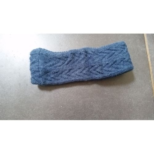 Bandeau Bleu En Laine