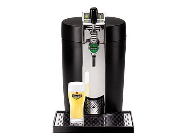 KRUPS BEERTENDER Machine à bière pression, Compatible avec les fûts de 5 L,  Tireuse à bière, Pompe à bière, Indicateur température, Indicateur volume  restant VB700800 : : Gros électroménager