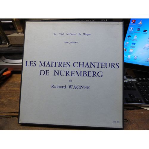 Coffret De 5 Vinyles 33 Tours Les Maîtres Chanteurs De Nuremberg De Richard Wagner -  Le Club National Du Disque  