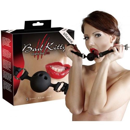  Baillon Avec Mini Gode En Silicone Bad Kitty