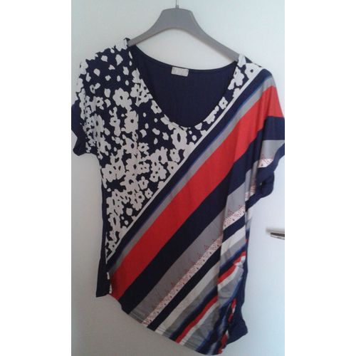 Polo Jacqueline Riu Viscose L Multicolore