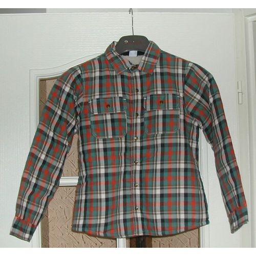 Chemise Petit Bateau Manches Longues Carreaux Avec Doublure 10 Ans 138 Cm