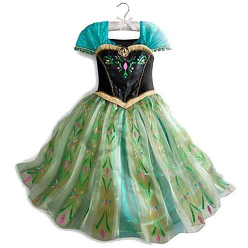 Carnaval Reine Frozen 2 Elsa Anna Princesse costumes robe robe de fete