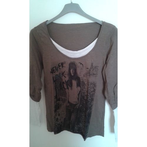 Polo Taille 44 Marron