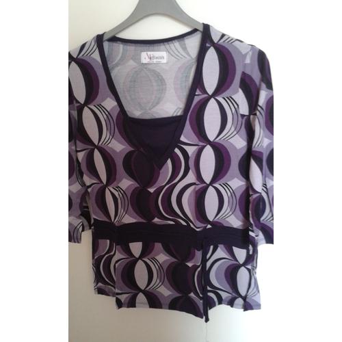 Polo Armand Thiery Taille 44 Violet 