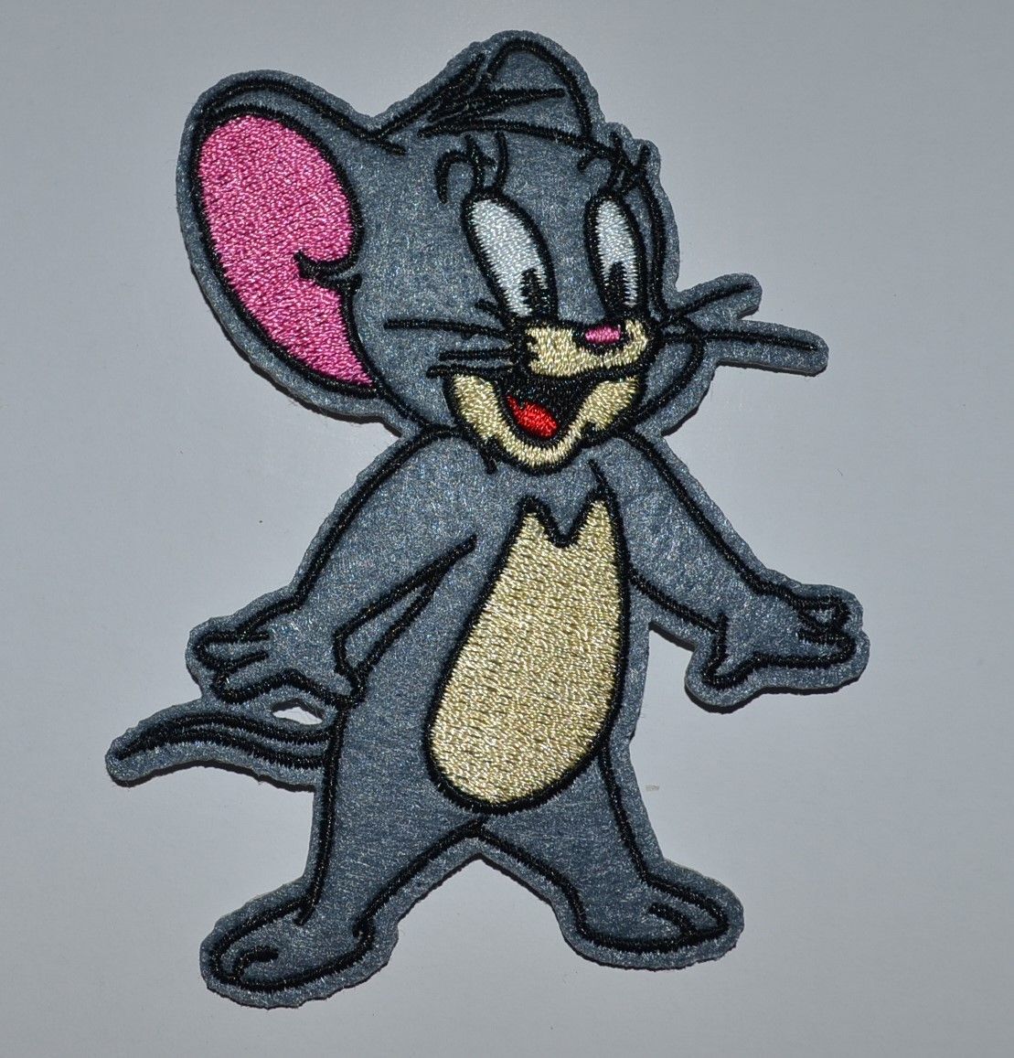 Patch écusson Thermocollant Souris – 8,5 X 5,5 Cm – Décor Textile En Polyester à Repasser