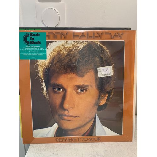 Vinyle 33t Johnny Halliday "Derrière L'amour" Série Limitée Et Numérotée