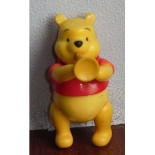 Figurine Winnie L'ourson Articulé Avec Sa Trompette - Série Winnie L'ourson
