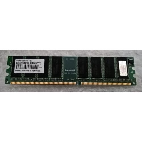 Transcend DDR1 512Mo PC3200 400Mhz DIMM 184 Broches