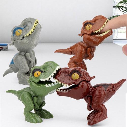 Figurine De Dinosaure Mordant Les Doigts Nouveau Jouet À La Mode Tyrannosaure Rex Modèle De Simulation Cadeau Pour Enfants 1 Pièce