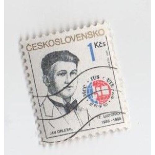 Timbre Tchécoslovaquie Jan Opletal