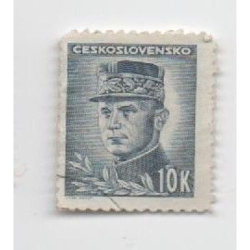 Timbre Tchécoslovaquie Personnages President General