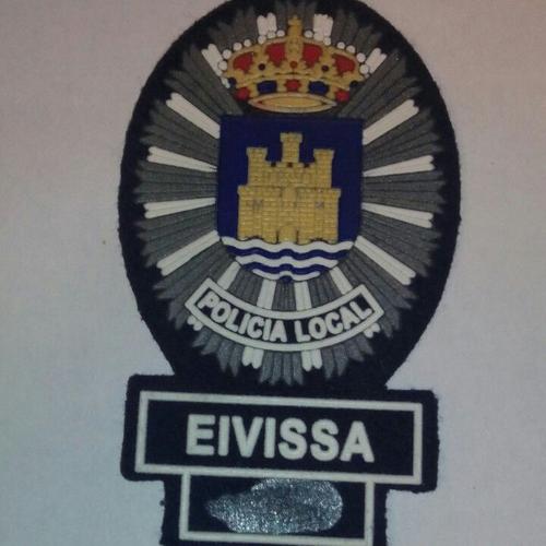 Insigne Tissu Policia Local Eivissa Espagne 