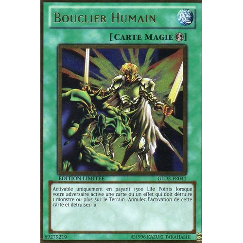 Yu-Gi-Oh! - Gld3-Fr041 - Bouclier Humain - Gold Rare