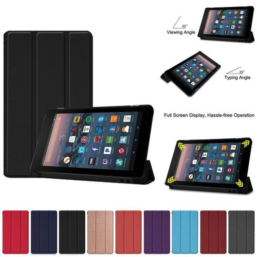 Accessoires De Protection Pc Pour Tablette Fire 7 Coque 2023 Support Veille/Réveil Automatique Nouveau 2019