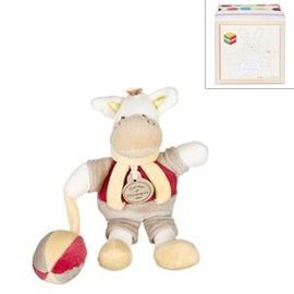 Doudou Peluche Âne Donkey Esel Cheval Grelot Blanc Rouge Jaune Beige Les P'tits Amis Éveil Et Jeux Doudou Et Compagnie D&c & Et Dc2036 Fnac Mon Premier Doudou 14 Cm Lot A088