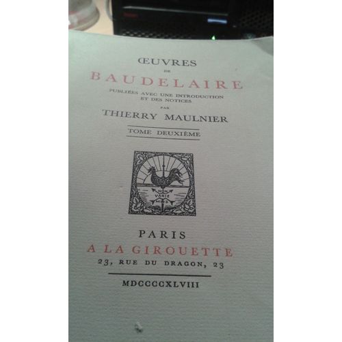 Oeuvres Tome Deuxieme