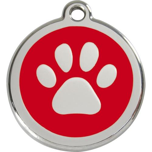 Médaille Chien Red Dingo Patte Rouge 20mm