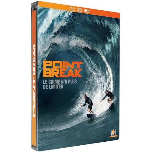 Point Break - Combo Blu-Ray 3d + Blu-Ray + Dvd - Édition Boîtier Steelbook