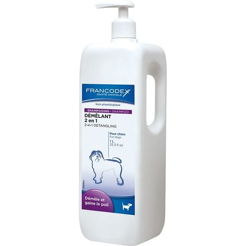 Shampooing Demelant 2 En 1 Flacon De 1 Litre
