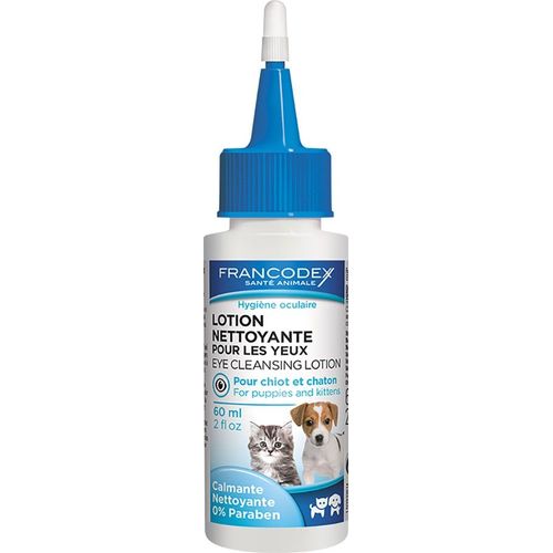 Lotion Nettoyante Pour Les Yeux Chiot Et Chaton - 60 Ml