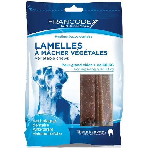 Lamelles A Macher Pour Grand Chien  Sachet 490 G