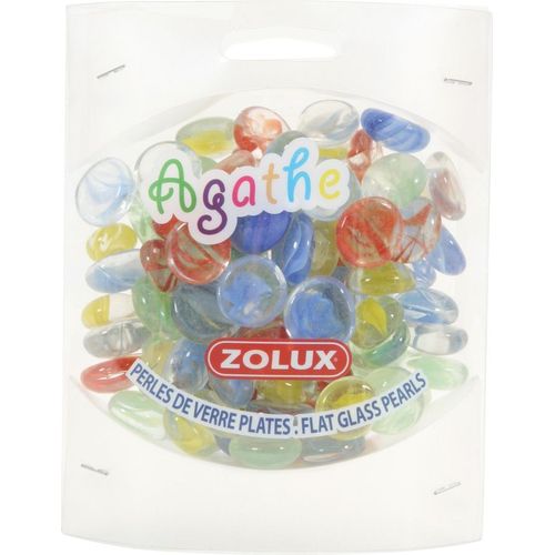 Perle Verre Plate Agathe Pm