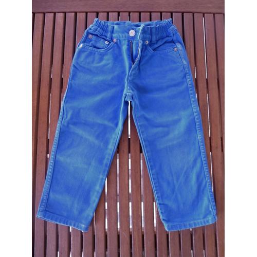 Pantalon / Jeans Bleu  Benetton  Taille 2 Ans 