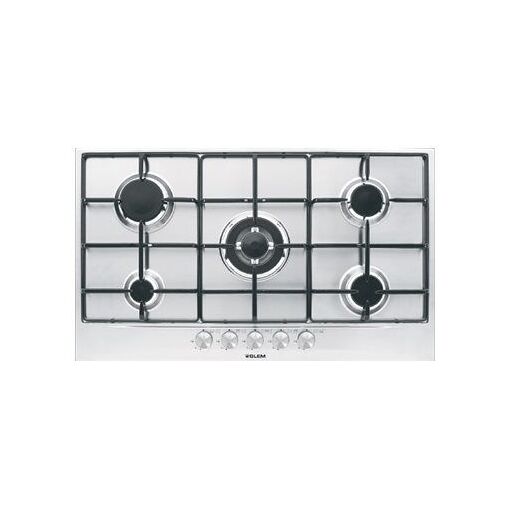 Glem GT955IX Table de cuisson au gaz Acier inoxydable - 5 fo