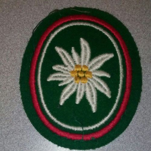 Insigne Tissu Bundeswehr. Gebirgjager
