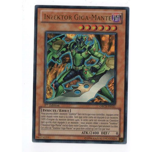 Yu-Gi-Oh! - Orcs-Fr021 - Inzektor Giga-Mante - Ultra Rare