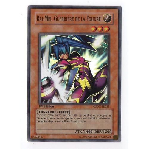 Yu-Gi-Oh! - Csoc-Fr085 - Rai-Mei, Guerrière De La Foudre - Super Rare