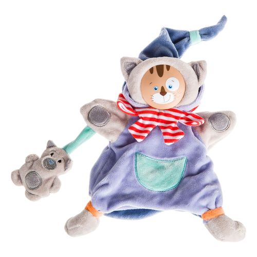 Doudou Peluche Marionnette Chat Catze Cat Chaton Déguisé En Garçon Mario Bouille Violet Gris Bleu Col Orangé Blanc Bébé Bebe Ours Dc2408 Lot A13001 Les Bouilles Choisir Ton Jouet D'eveil D&c & Cie