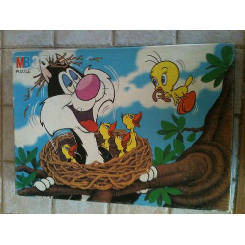 Puzzle Titi Et Grosminet 35 Pièces Mb Puzzle 1979