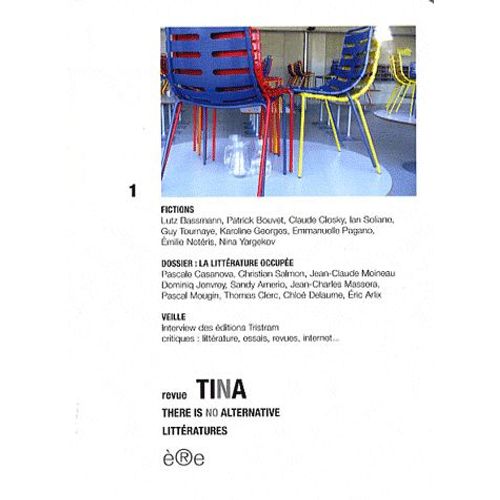 Tina N° 1, Août 2008 - La Littérature Occupée