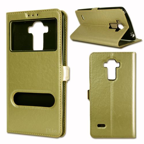 Etui Housse Coque Folio Or Gold Pour Lg G5 By Ph26®