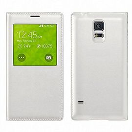 Housse Etui À Rabat À Fenêtre Samsung Galaxy A5 (2016) - Blanc  By Ph26®