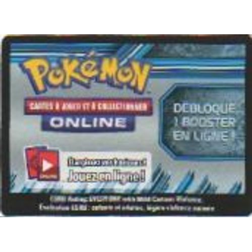 Carte Jcc Code Online Pokemon  Tempête Plasma 