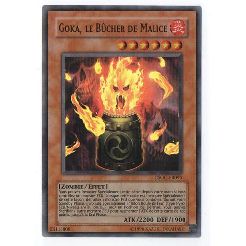 Yu-Gi-Oh! - Csoc-Fr095 - Goka, Le Bûcher De Malice - Super Rare