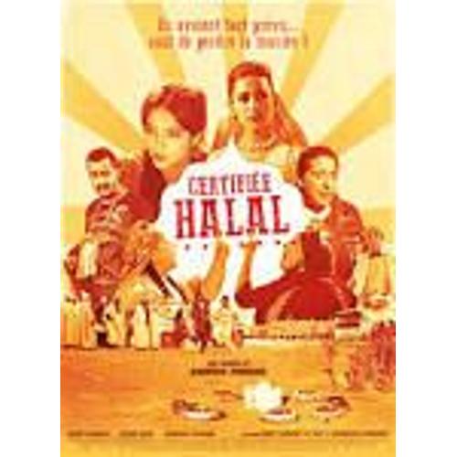 Certifiée Halal - Mahmoud Zemmouri - Hafsia Herzi - Affiche De Cinéma Pliée 120x160 Cm