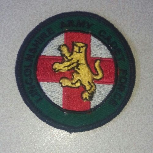 Insigne Tissu Lincolnshire Army Cadet Force British Army 