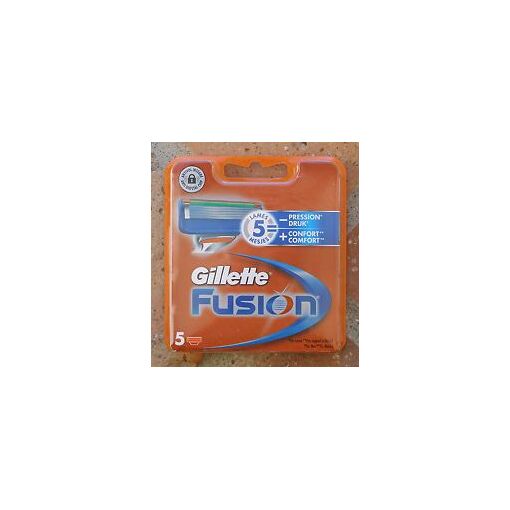 Pack 4 Cartouches GILLETTE FUSION 5 - Lames 5 En Acier Inoxydable - Pour Rasoir Fusion/ProGlide
