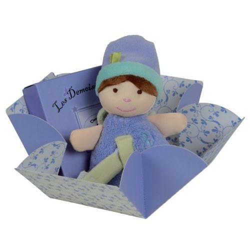 Doudou Peluche Attachetétine Support Sucette Tutute Fée Doll Poupée Lavande Dc2389 Bleu Violet Fille Garçon Les Demoiselles Fées Mini 12 Cm D&c Doudou Et Compagnie  