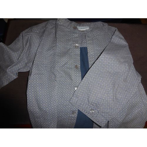 Chemise Vertbaudet . Coton 9 Mois Bleu