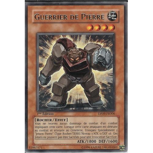 Carte Yu-Gi-Oh! - Guerrier De Pierre - Dp09-Fr006