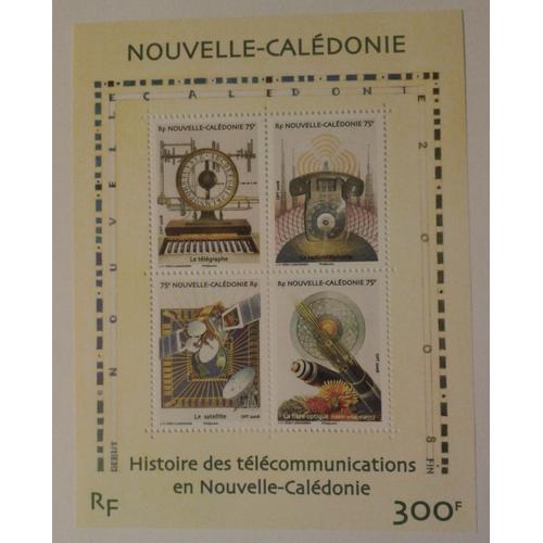 Bloc Feuillet 38 Nouvelle Caledonie Telecommunications 300 Francs 2008 Neuf