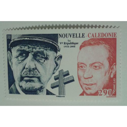 Timbre Nouvelle Calédonie N°1054 290 Francs La Vème République 1958-2008 Neuf