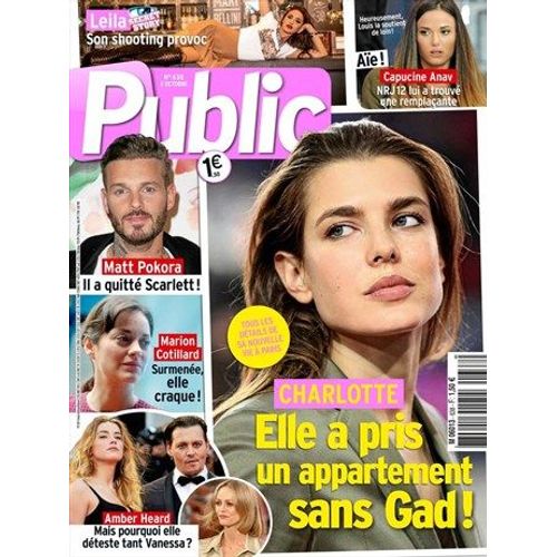Public 000638 : Charlotte Casiraghi & Gad Elmaleh/M.Pokora/Amber Heard/Katie Holmes/Capucine Anav
